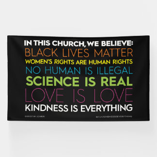 この教会でKIEバナー 横断幕