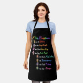 この教室では、我々は全て本当にフクロウの先生に属する エプロン (着用した状態)