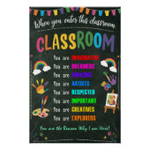 この教室のポスターに入るとき ポスター (正面)