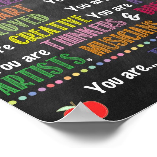 この教室の印刷可能なポスターに入るとき ポスター (角)