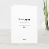 この散歩は彼の良い誕生日 カード (裏面)