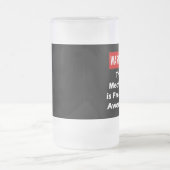 この整備士は素晴らしいひどく神経質になることです! フロストグラスビールジョッキ (中央)