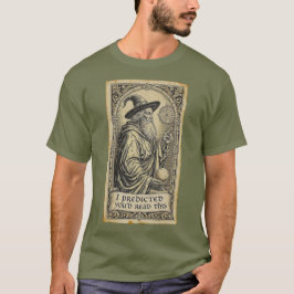 この文を読むと予言した Tシャツ