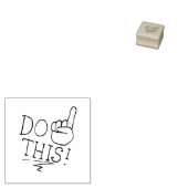 この文字 ラバースタンプ (押印)