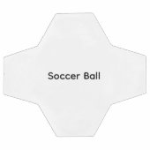 この文章を削除してオリジナルデザインを追加 サッカーボール (フラット)