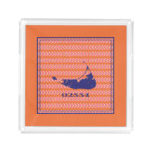 この方法ナンタケットジップコードアクリルトレイ