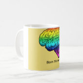 この方法頭脳- .PNG --を生まれて下さい コーヒーマグカップ (正面左)