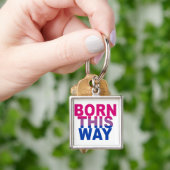 この方法Biのプライドを生まれて下さい キーホルダー (手)