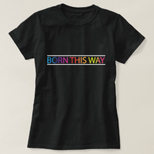 この方法LGBTプライド月を生まれて下さい Tシャツ