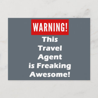この旅行代理店は素晴らしいひどく神経質になることです! ポストカード