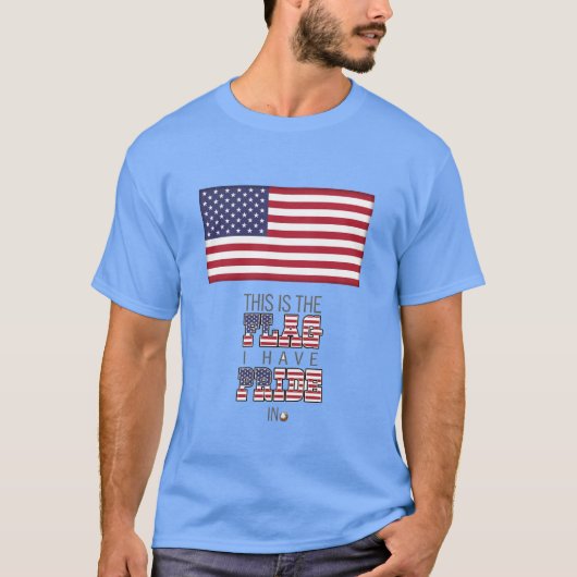 この旗にプライドがある Tシャツ (正面)