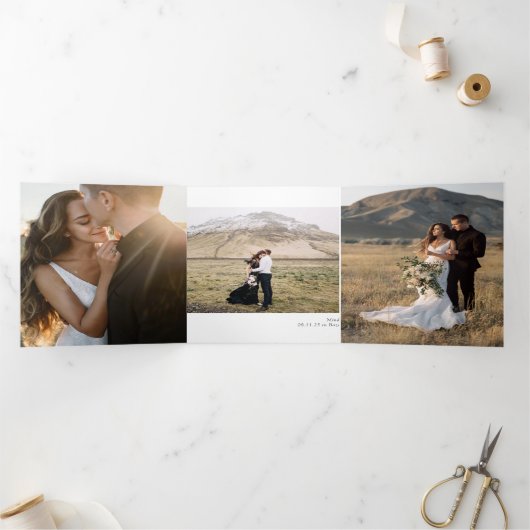 この日からエロペメント写真ギャラリー 三つ折り招待状 (内部)