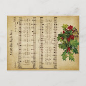 この日の子のエフエラはクリスマス生まれのキャロルだ シーズンポストカード (正面)