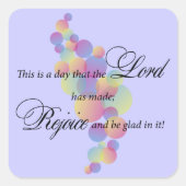 この日は主の成した日である スクエアシール (正面)