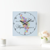 この日は主の成した日である スクエア壁時計 (ホーム)