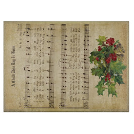 「この日は子どもが生まれい」グラス カッティングボード