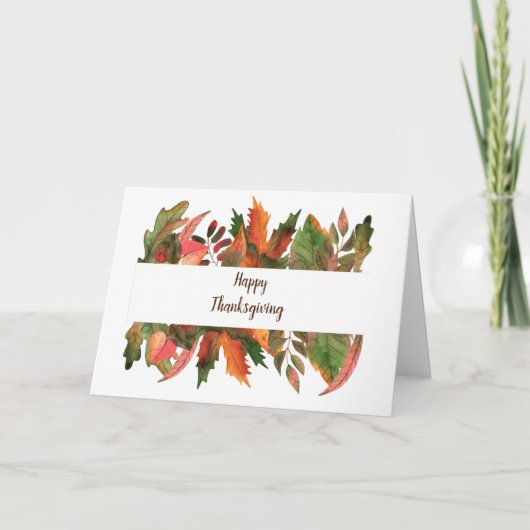 この日は幸せな与え感謝の気持ち シーズンカード (正面)