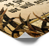 この日を選ぶ(Joshua 24:15) ポスター (角)