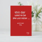 この日 – ロマンチックなラブカード (スタンド正面)