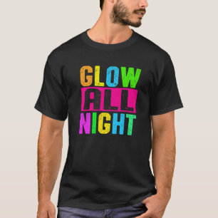 この明るい色で一晩中光り輝く。ダンス衣服 Tシャツ