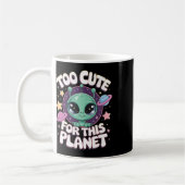 この星のものとは思えないほどかわいい コーヒーマグカップ (左)