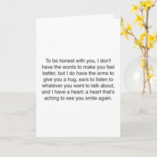 この時は僕が代わって来た カード (黄色い花)