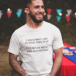 この時代のことわざではないおもしろい Tシャツ<br><div class="desc">このデザインはパーソナライズされた、[編集]デザインを選択して行う。他のアイテムに転送することもできます。colorflowcreations@gmail.comで連絡は、このデザインを別の製品で使用するもしか、サポートが必要な場合は、ページの上部にあるチャットオプションを使用する。www.facebook.com/colorflowcreations、www.instagram.com/colorflowcreations、www.twitter.com/colorflowart、後を追およびwww.pinterest.com/colorflowcreationsで自分のデザインや自分の情報を見る。</div>