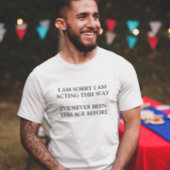 この時代のことわざではないおもしろい Tシャツ