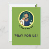 この時代のための聖ヨセフの折りたたみ式グリーティングカード ポストカード (正面/裏面)