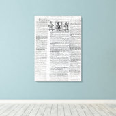 この時代の30と20の両極端 キャンバスプリント (インサイチュ (ウッドフロア))