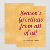 この時期のご挨拶 シーズンカード (正面/裏面)