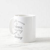 この時期はクリスマスの優しさ コーヒーマグカップ (正面左)