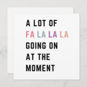 この時期は賑やかなラララで溢れています シーズンカード (正面/裏面)