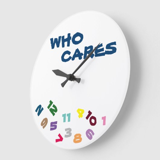 この時気に計で「何時だ」とクール言うのに ラージ壁時計 (傾斜)