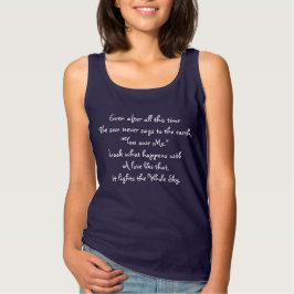 この時間の後も – Haffiz Women's Tank Top Tシャツ