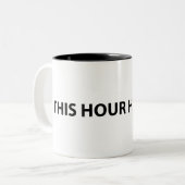 この時間は22分だ ツートーンマグカップ (正面左)