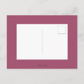 この更新を再試行しま葉すエレガント(T) インビテーションポストカード (裏面)