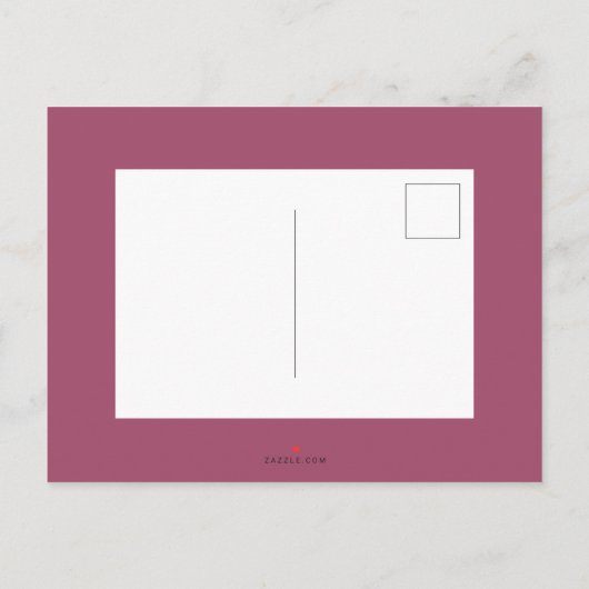 この更新を再試行しま葉すエレガント(T) インビテーションポストカード (裏面)