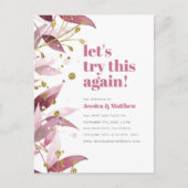 この更新を再試行しま葉すエレガント(T) インビテーションポストカード (正面)