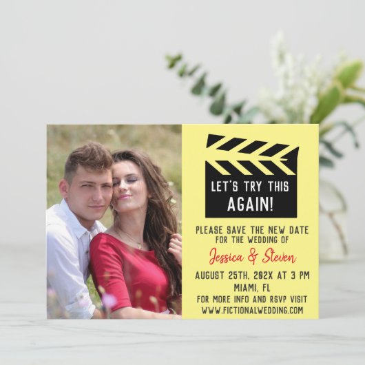 この更新プログラムのおもしろい招待状を結婚再試行する 招待状 (スタンド正面)