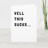 この最低悔やみや弔慰グリーティングカード カード (正面)