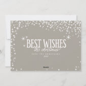 この最高のクリスマスフォトカードを希望 シーズンカード (裏面)