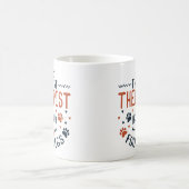 この最高のセラピストは毛と脚が四つある コーヒーマグカップ (中央)