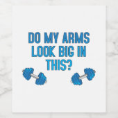 この服で腕が大きく見える？ ワインラベル (シングルラベル)