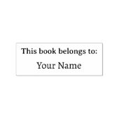 この本の所属先：お名前モダンシンプル名 ラバースタンプ (インプリント)