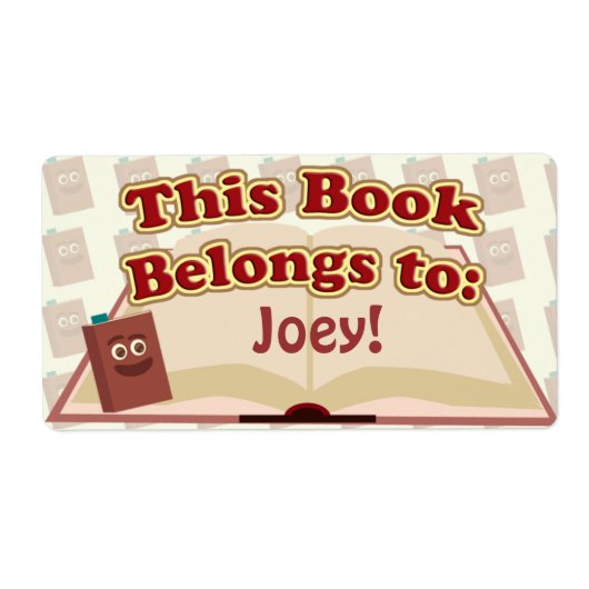 この本の所属先： ラベル (正面)