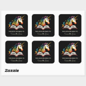 この本の所属先 – Unicornブックラベル スクエアシール (シート)