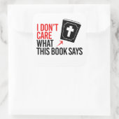 この本の気に言うことは無い スクエアシール (バッグ)