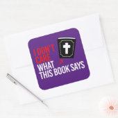 この本の気に言うことは無い スクエアシール (封筒)