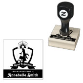 この本はかわいいペンギンの子供たちの本のしるし ラバースタンプ (押印)